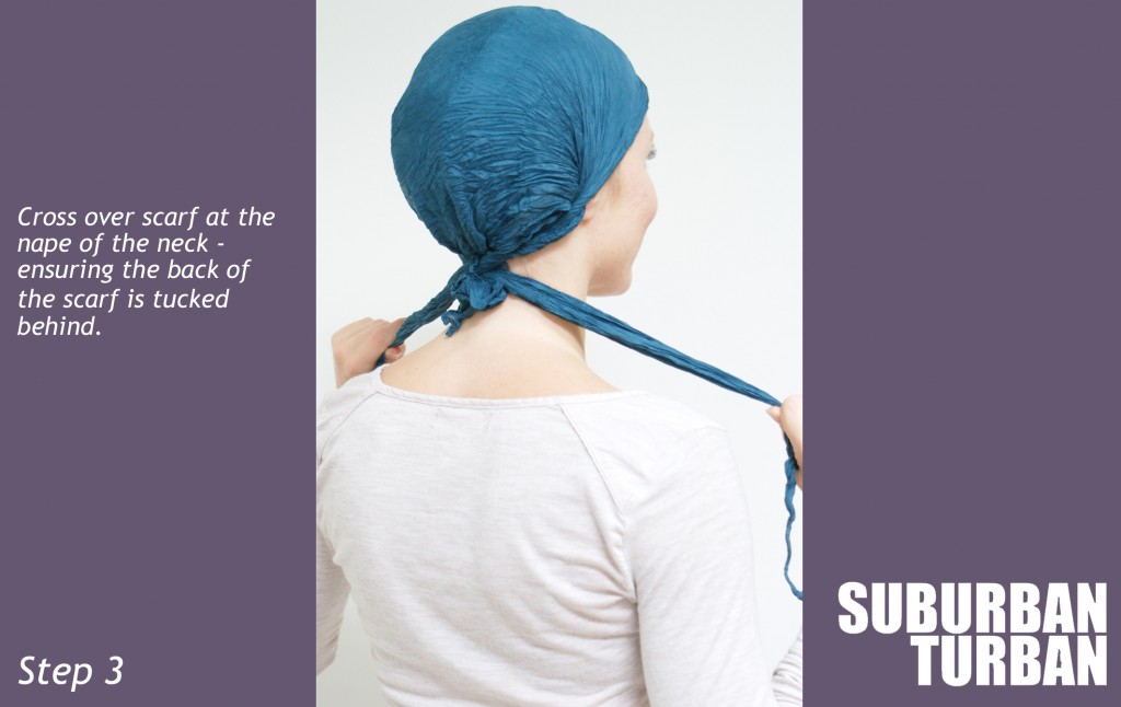 green silk square scarf turban for female hair loss