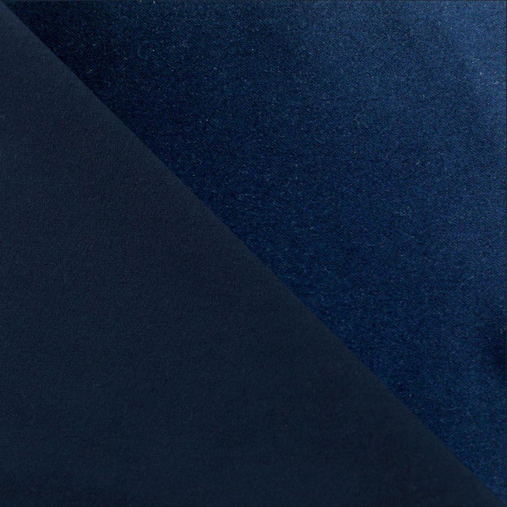 Navy Blue Satin