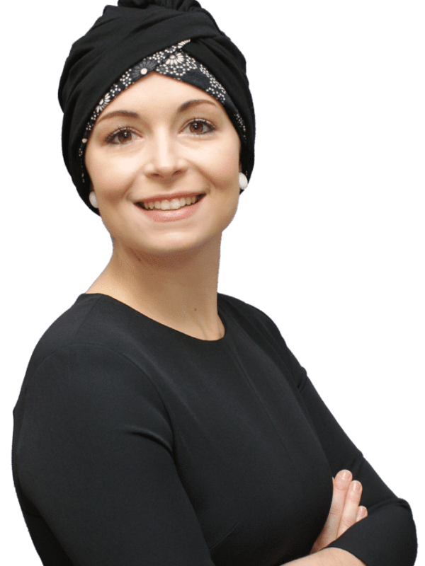stylish women's turban for chemo
