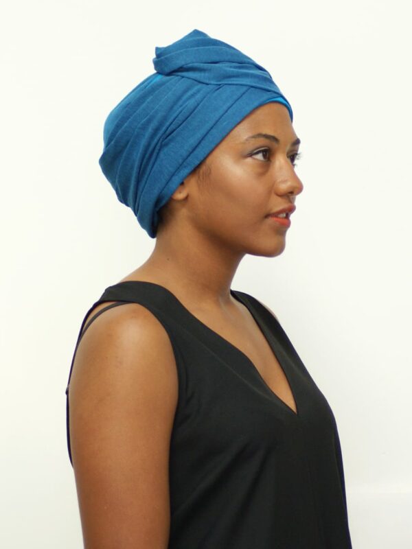 chemo turban with height and volume