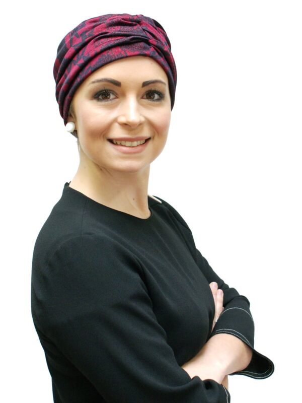 chemo_turban_red_HARLOW_frnt_1252
