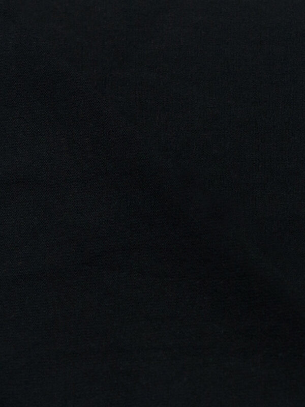 black jersey fabric close-up swatch
