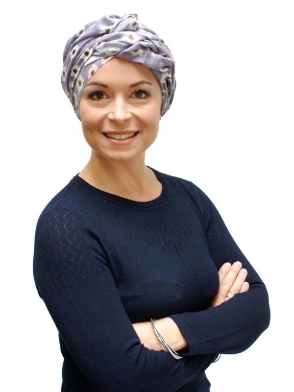 mauve-chemo-headscarf-front