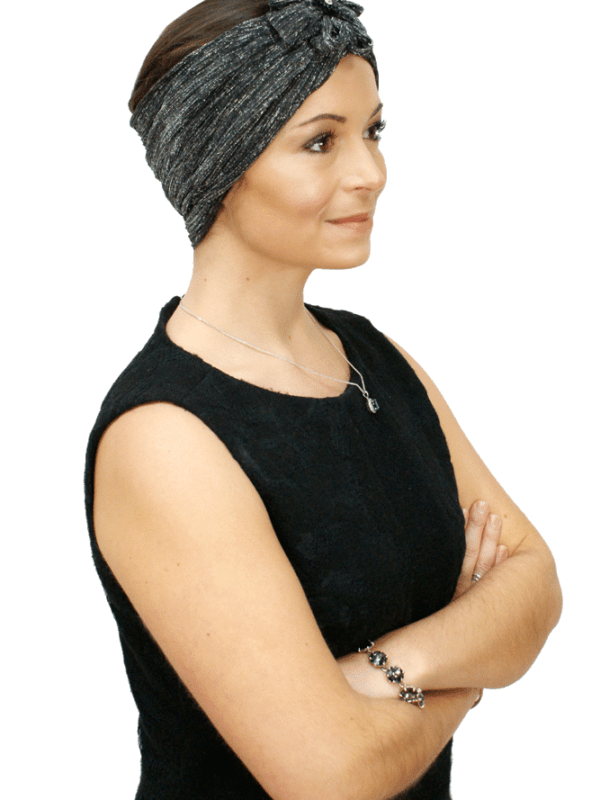dressy wide headband for alopecia