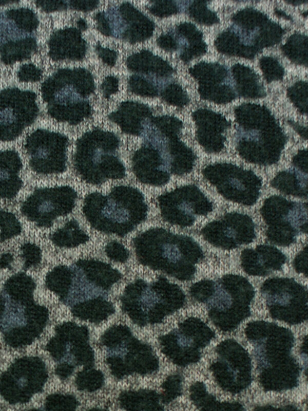 leopard print knit swatch