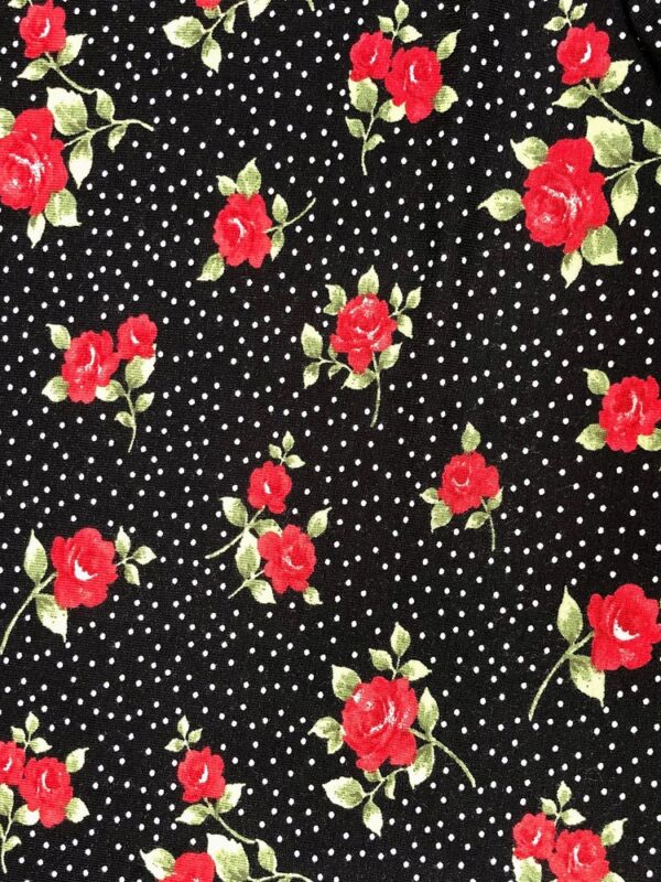 Rose Dot swatch fabric