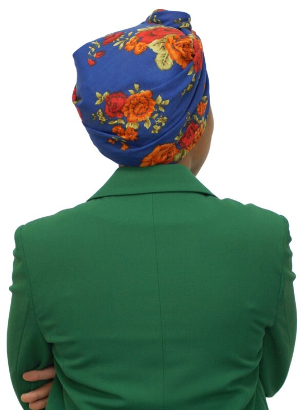back of square head scarf