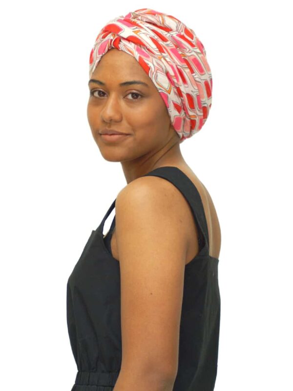 red head scarf turban
