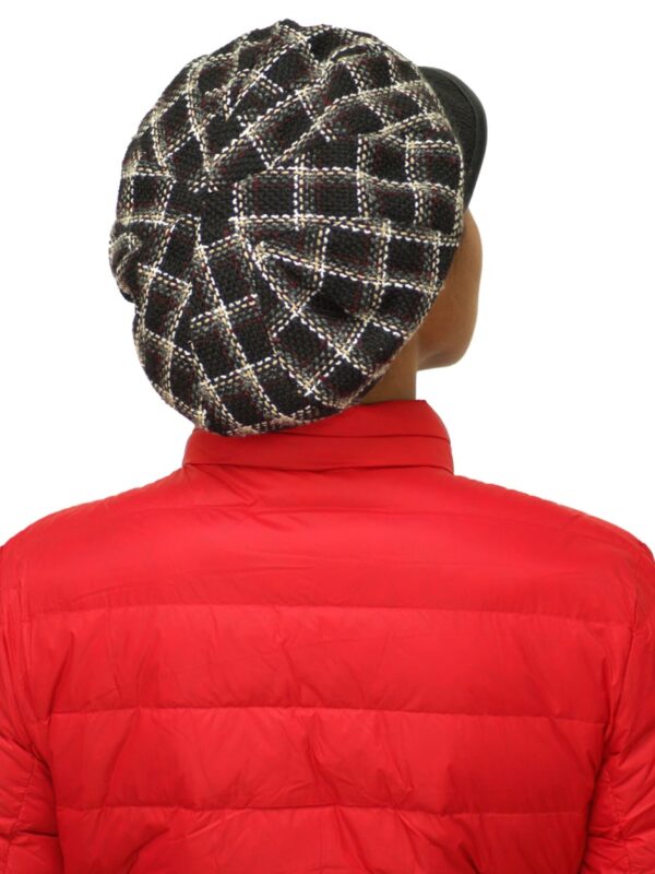 back view of winter hat