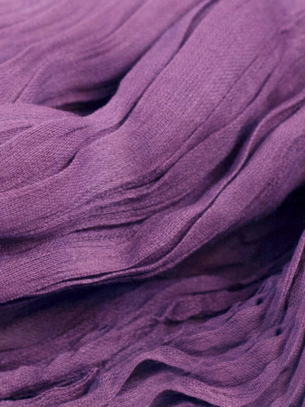purple head scarf swatch