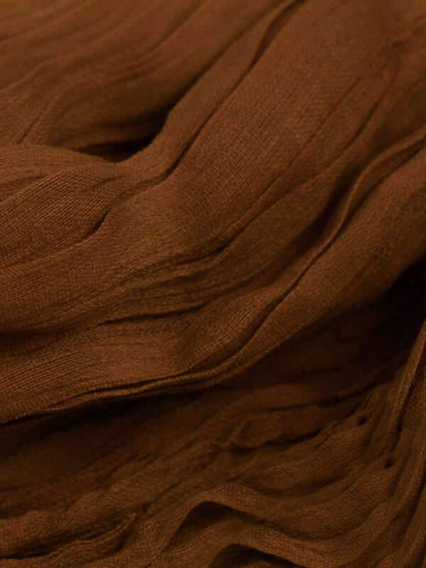 Long Turban Tying Scarf in Chocolate