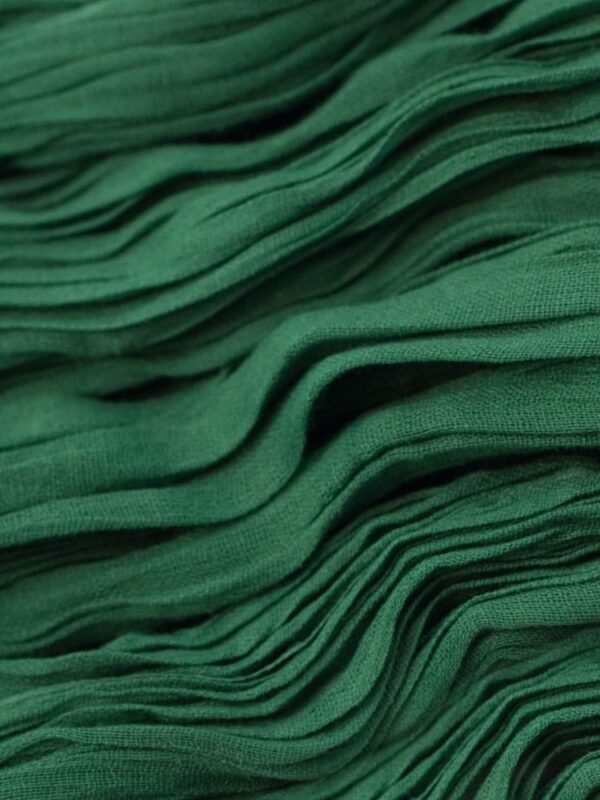 Long Turban Tying Scarf in Emerald Green