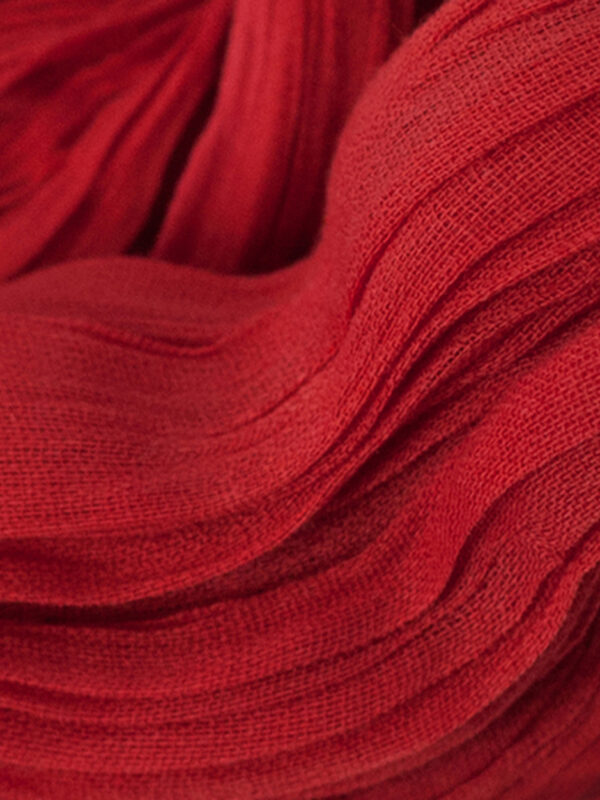 Long Turban Tying Scarf in Red