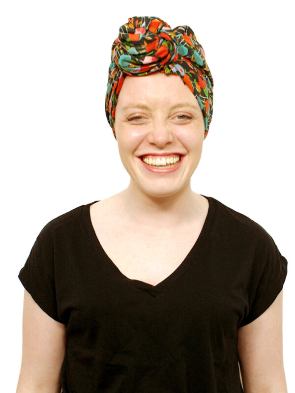 Cotton Scarves – Black Poppy