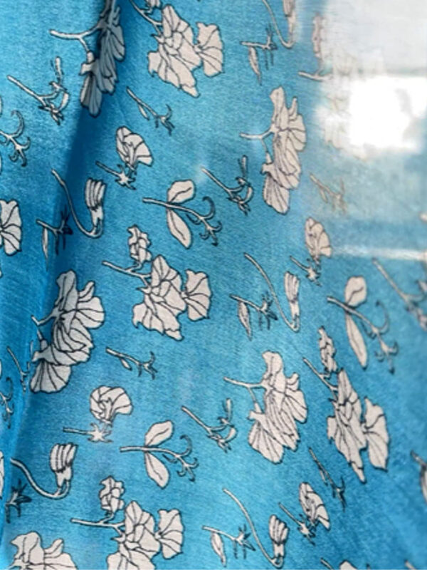 Turquoise Flo – silk