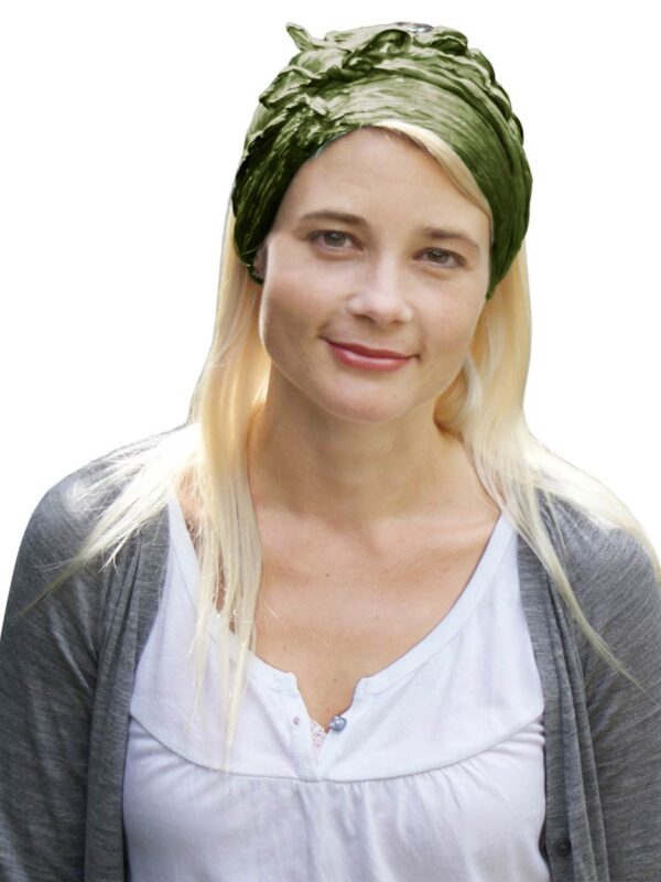 Scarf headband – Olive