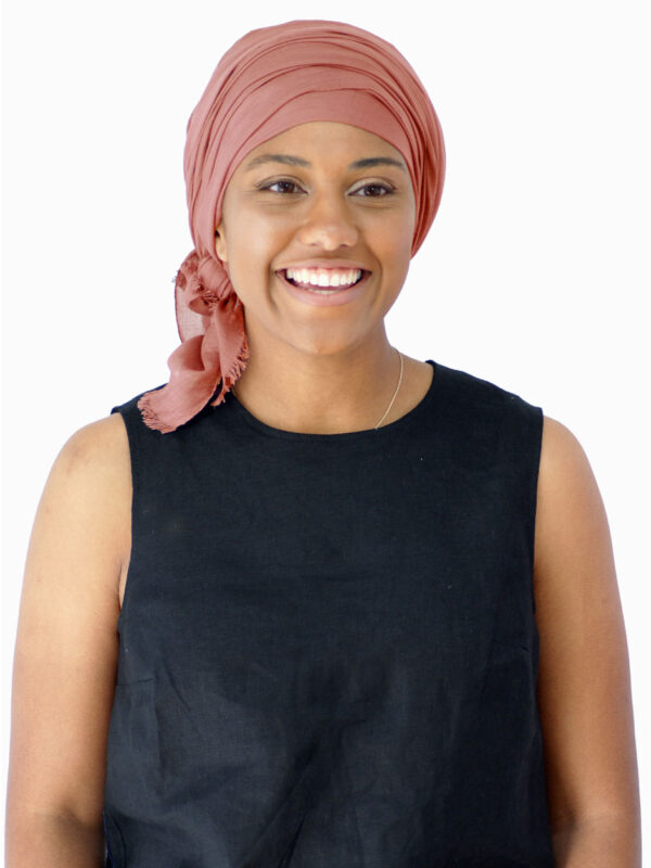 Dusky Rose scarf – soft modal