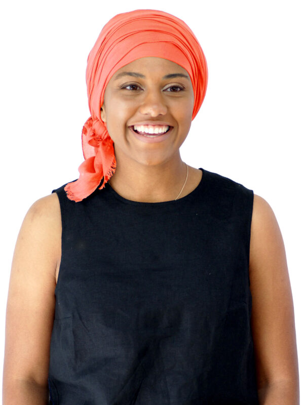 Coral scarf – soft modal
