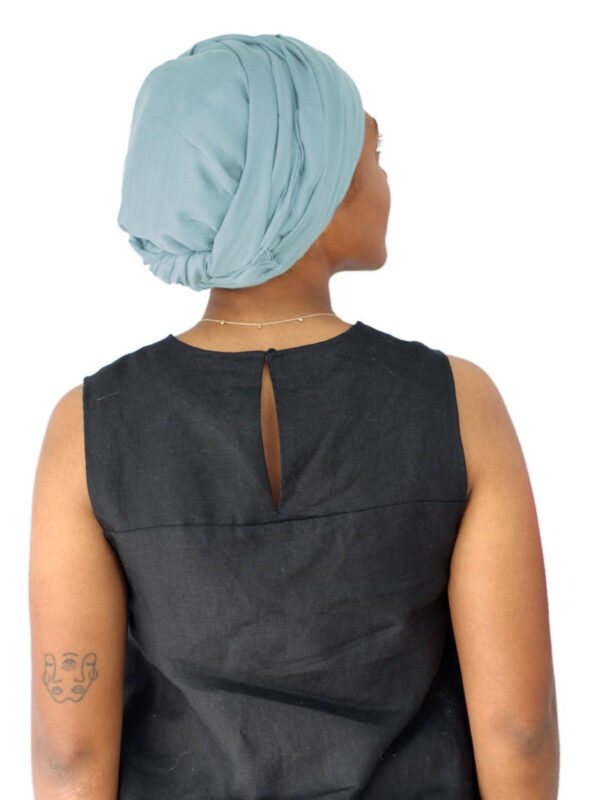 head scarves for cancer in pale blue modal