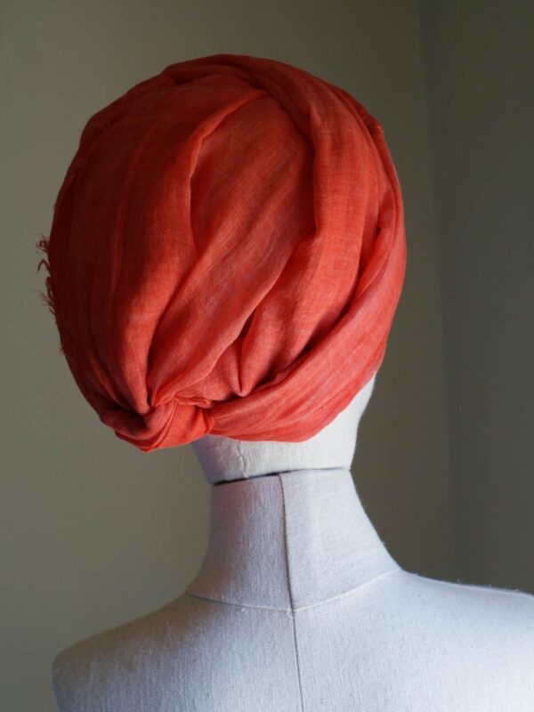 Chemo hair scarves – tomato red