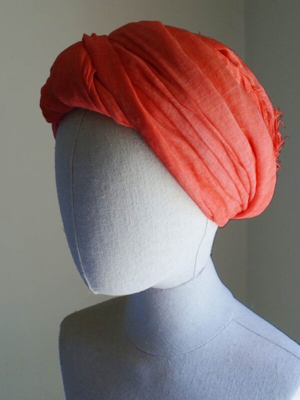 Chemo hair scarves – tomato red
