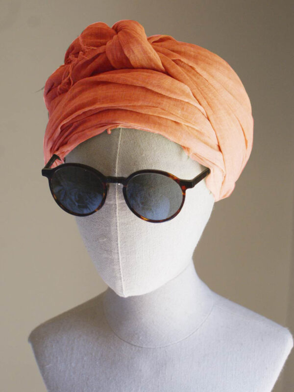 Turban Head Scarves – Coral