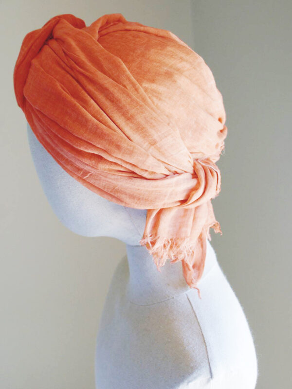 Turban Head Scarves – Coral